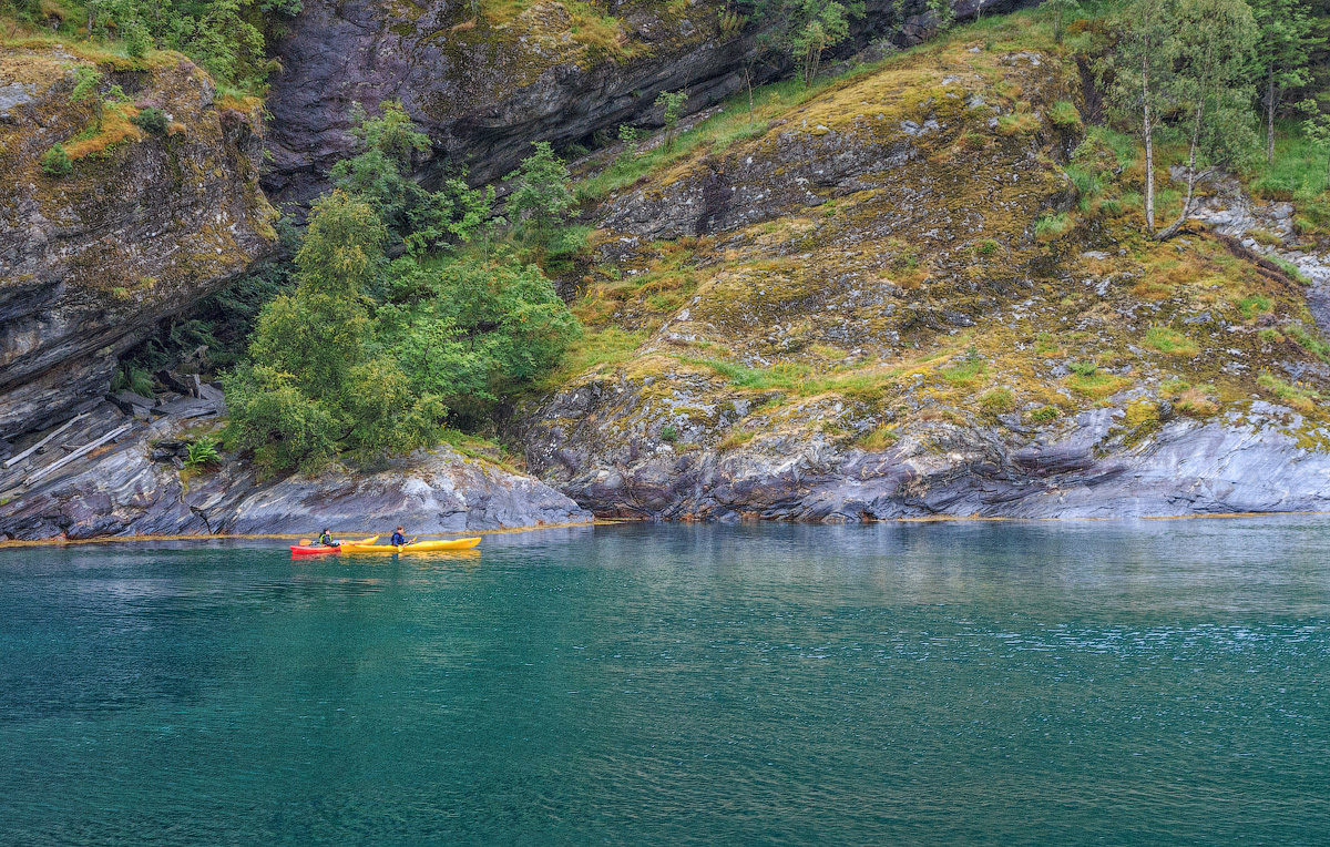 По фьордам на каяках