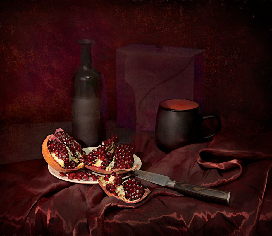 пурпурный натюрморт