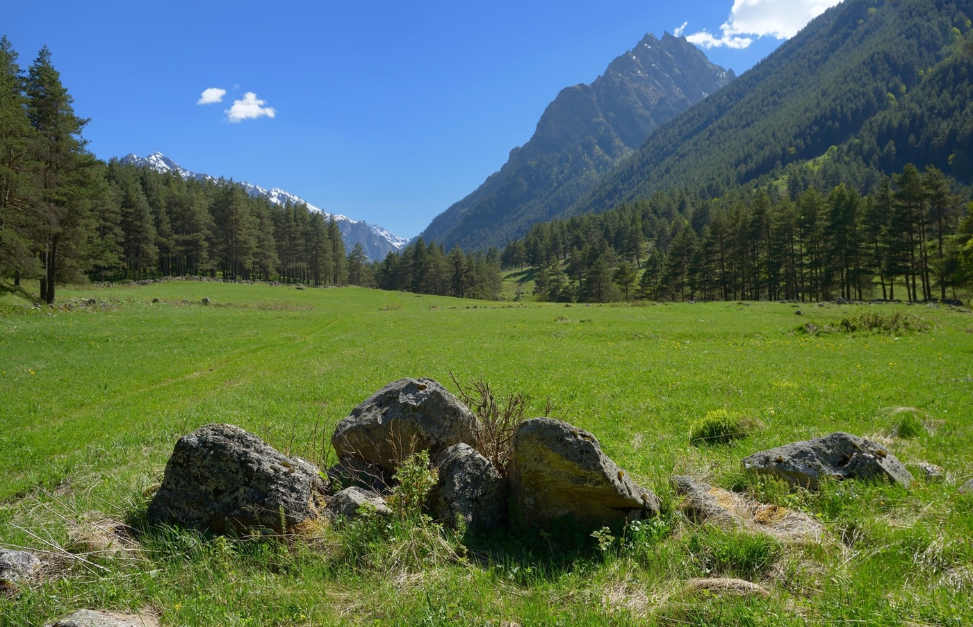 Лето в горах Кавказа