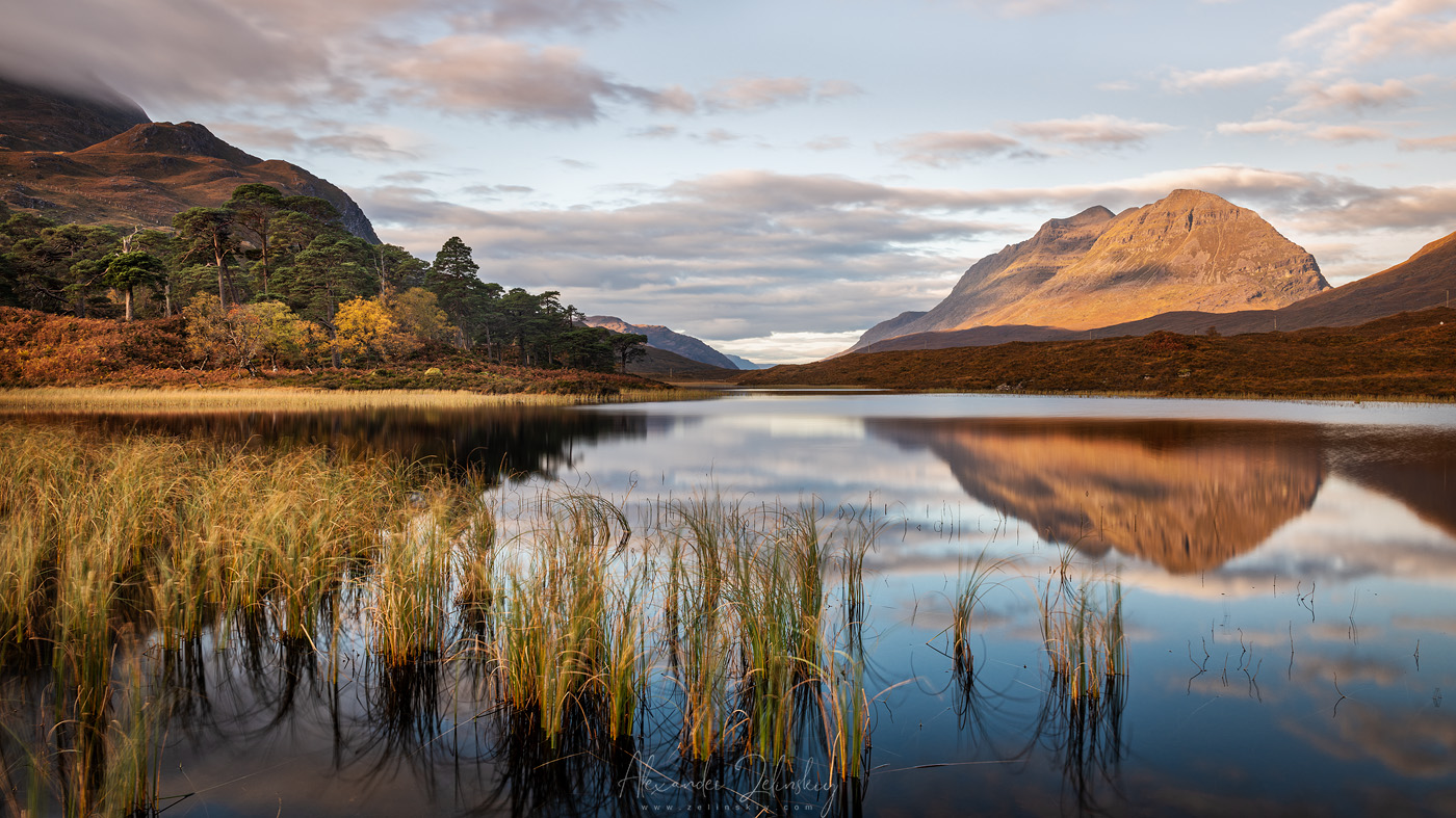 Лох Клэр и гора Лиатх