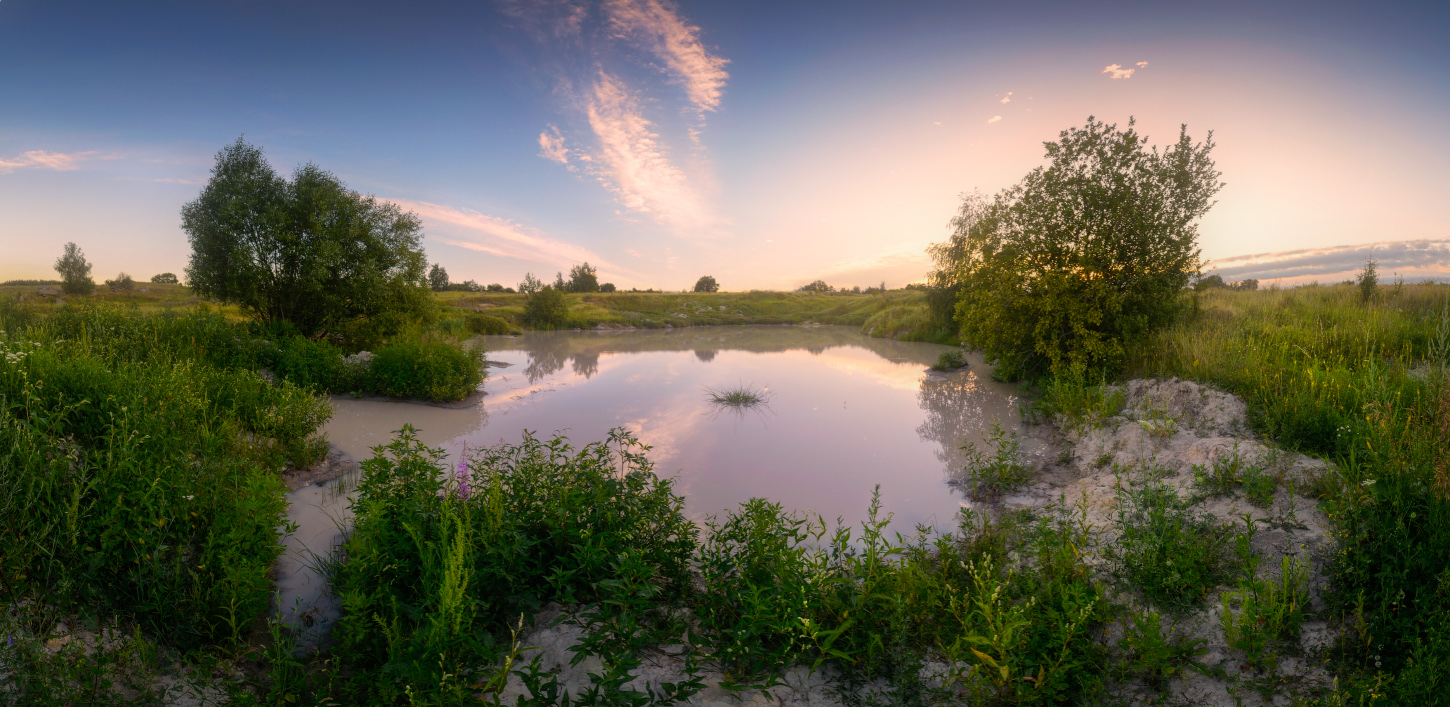 Глиняный пруд в Ведьмино