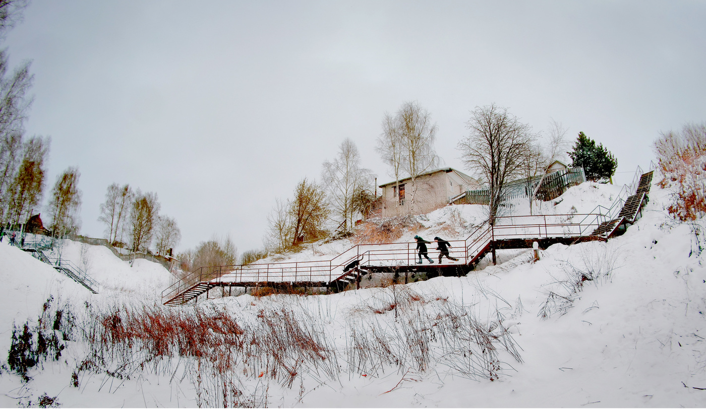 мост через овраг
