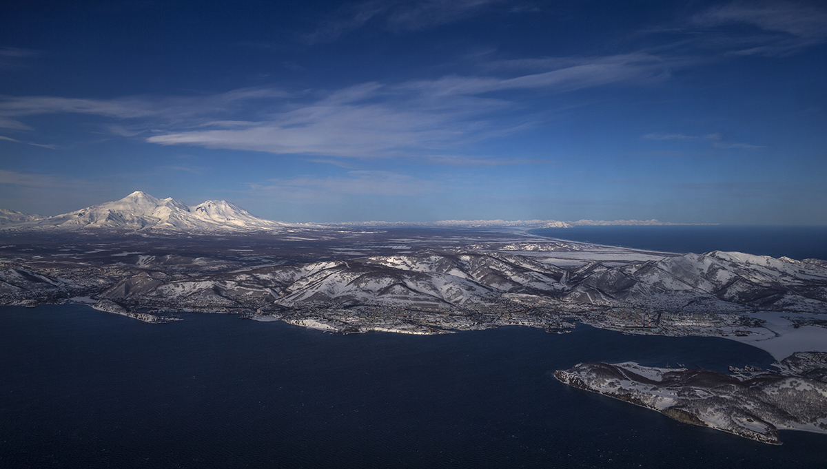 Вид на Петропавловск-Камчатский