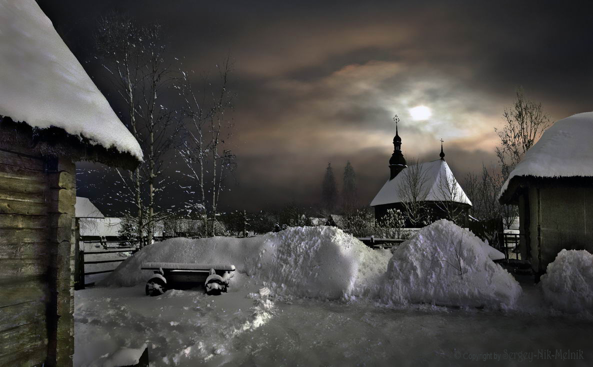 В предвкушении волшебства, под лунный ВЕЧЕР на ХУТОРЕ