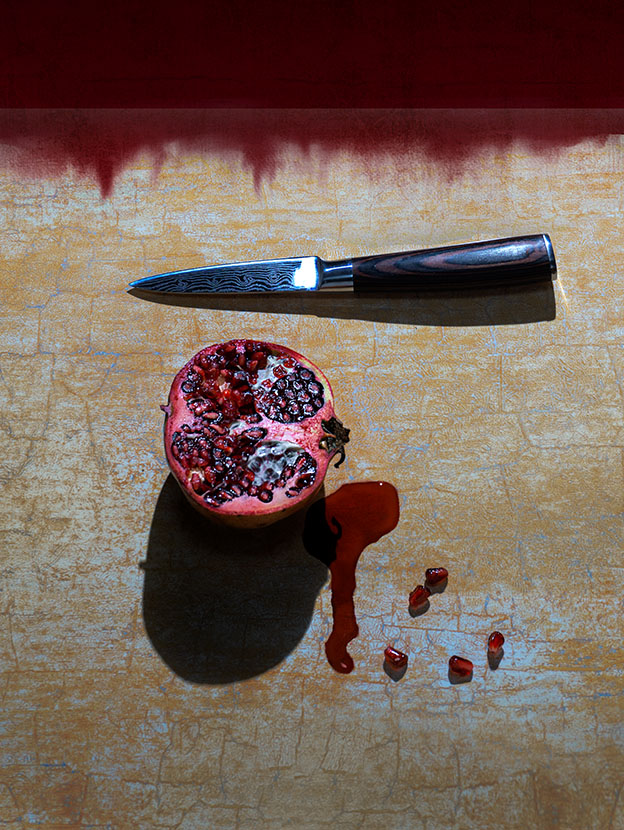 нож и гранат