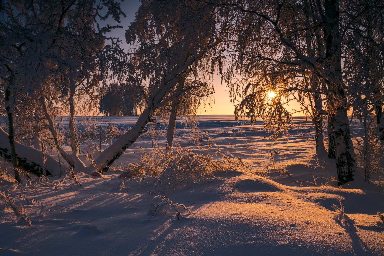 На закате дня