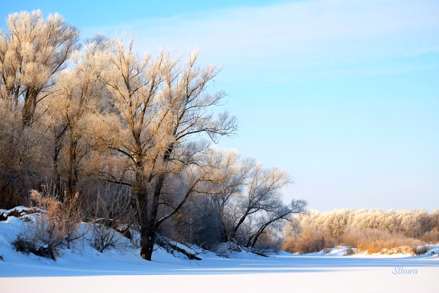 Пролив зимний.