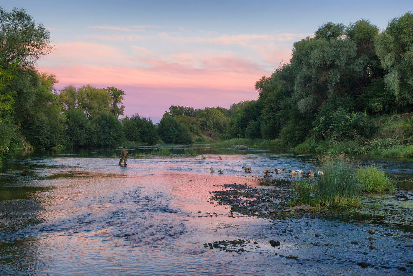 На закате дня