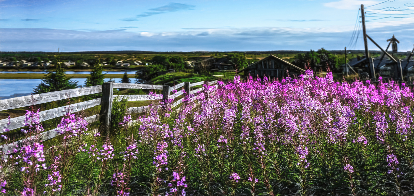 Деревенька.