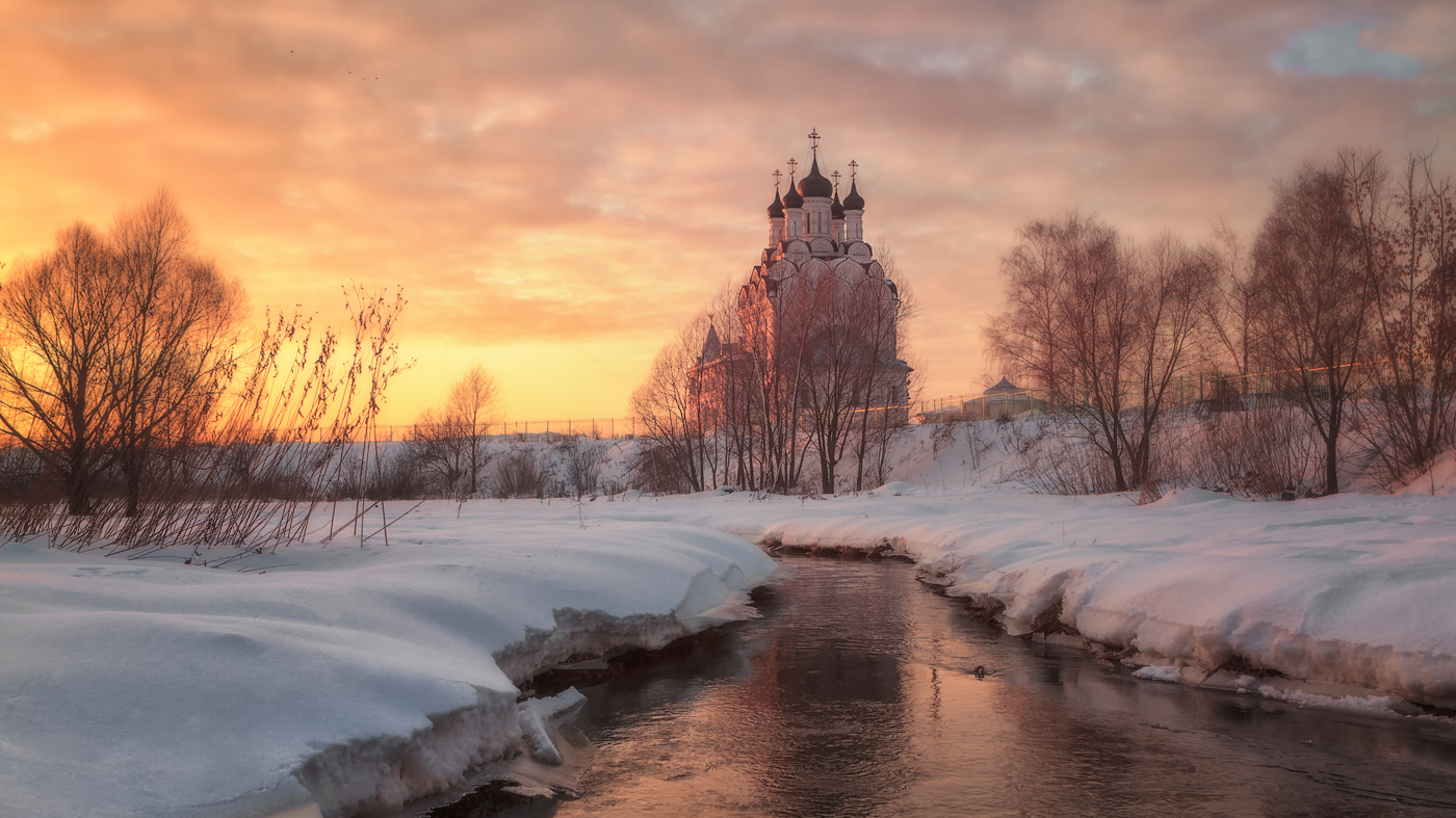 Вечер у реки Сукромка