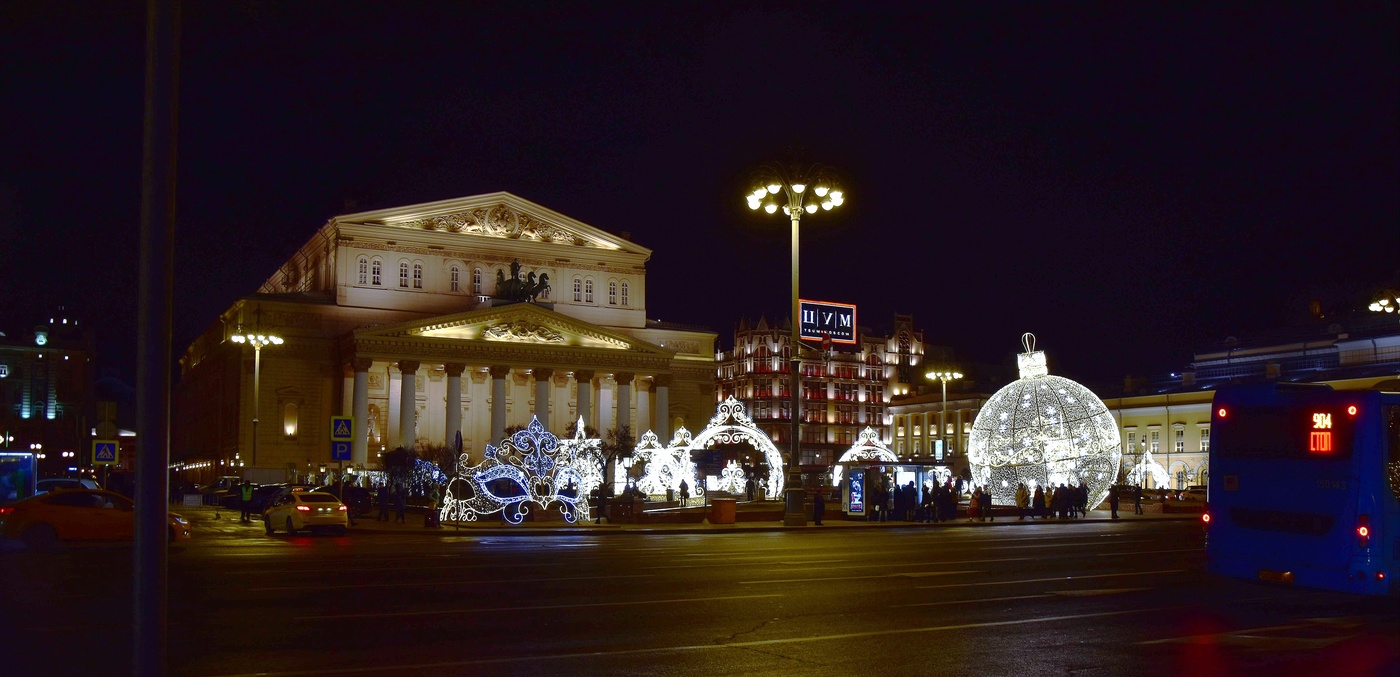 Московская зима пообветшала...