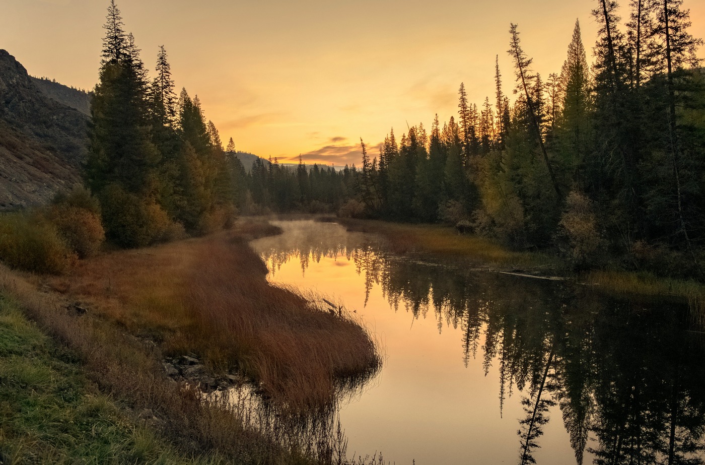 Красочный рассвет.