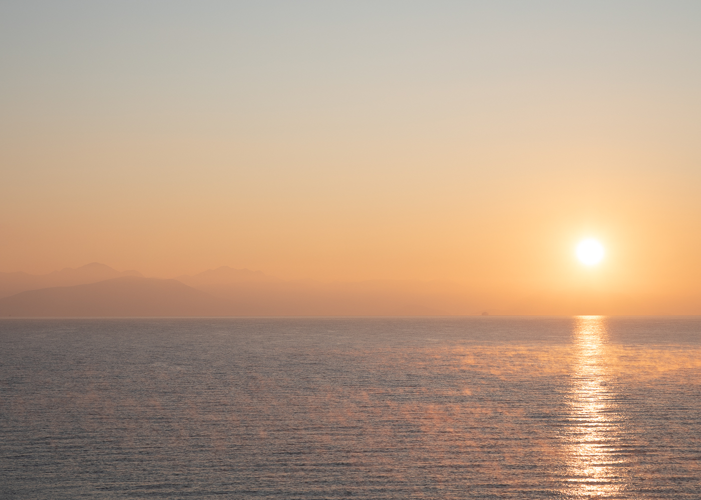 Туман над морем