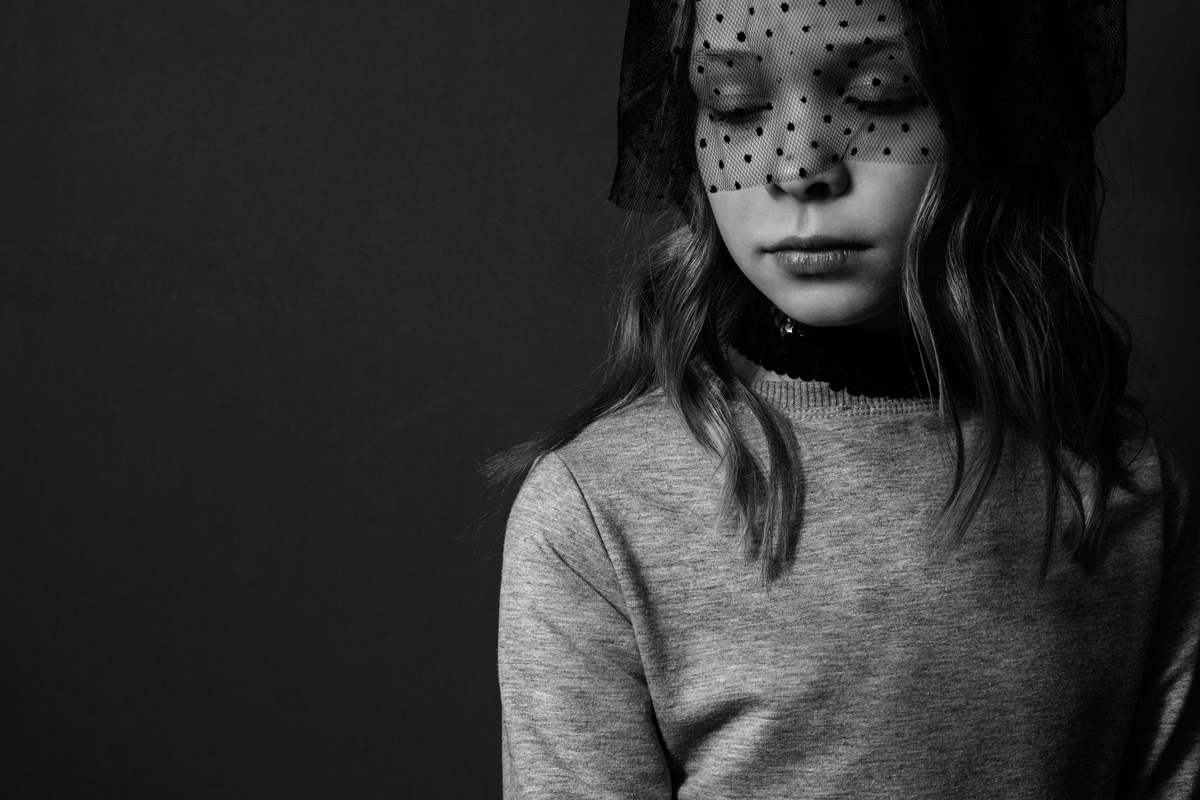 Девчушка с вуалью