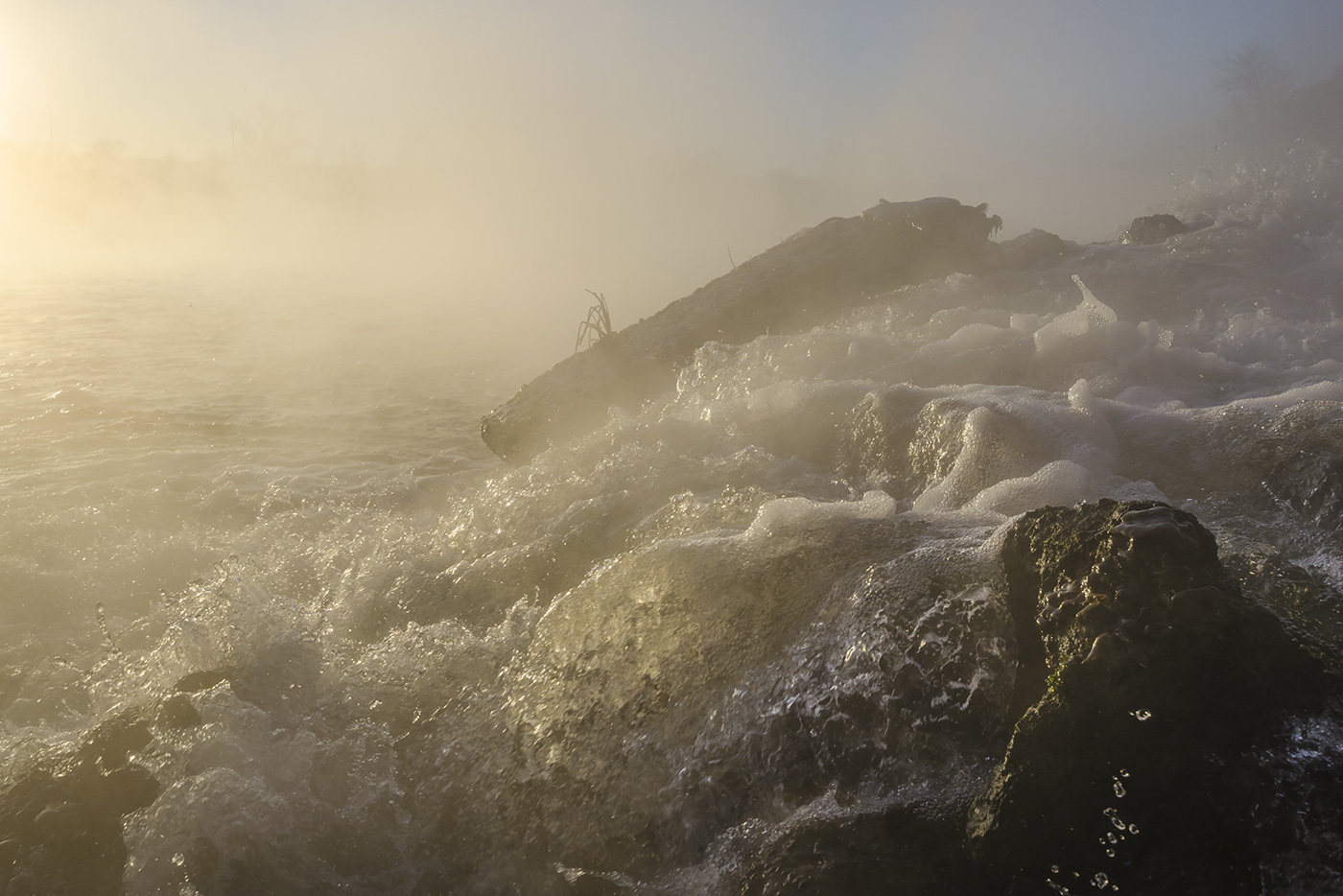 На водостоке КМЗ
