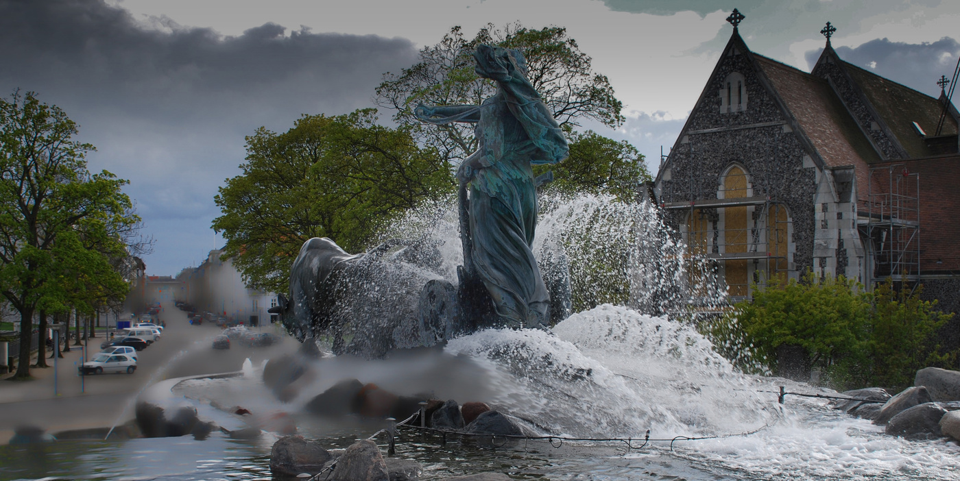 Вдоль по улице на быках