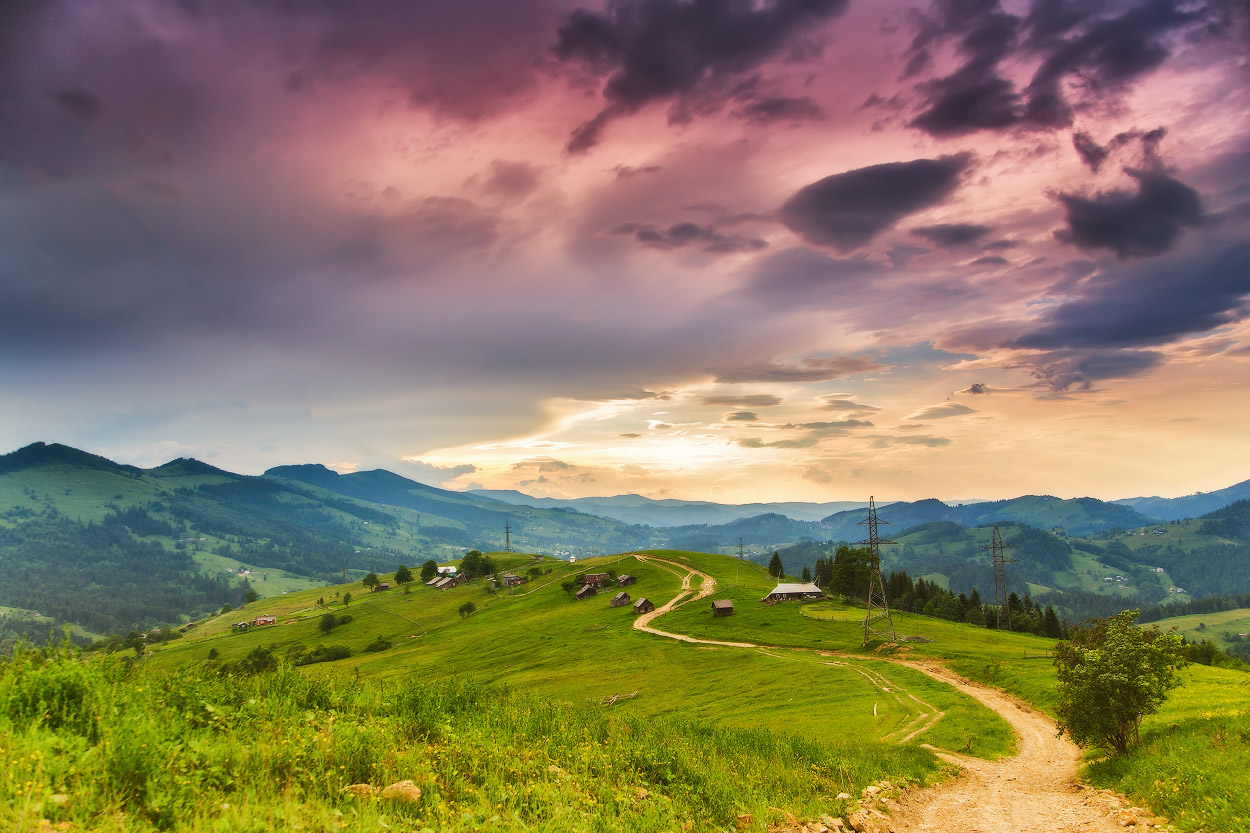 июньским вечером после грозы