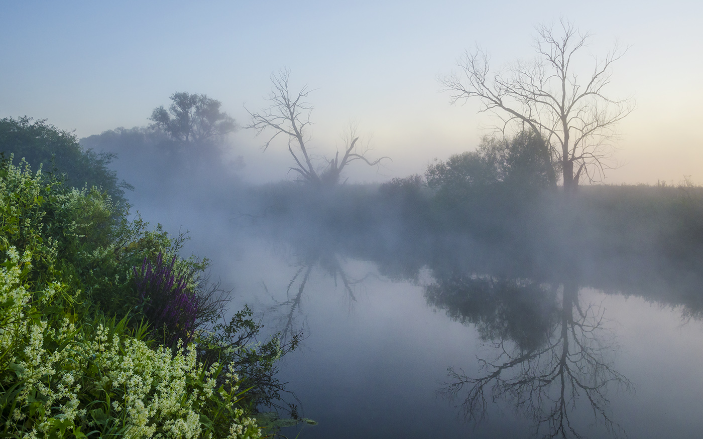 Предрассветная река