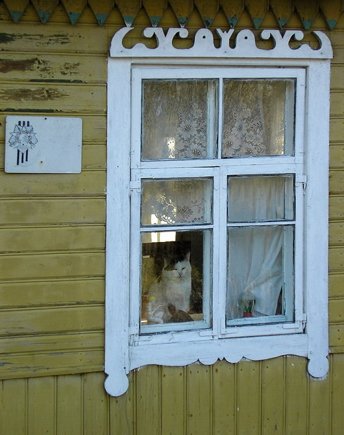 окошко в деревне