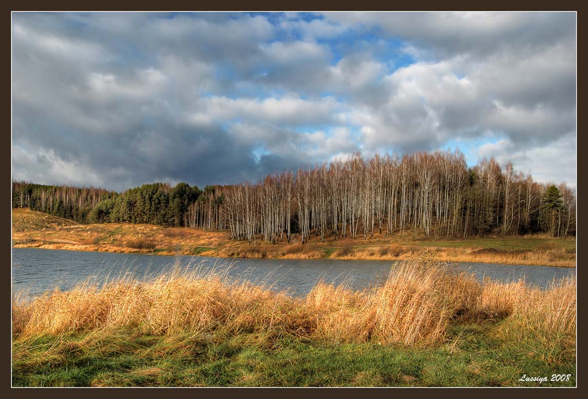 Уж небо осенью дышало