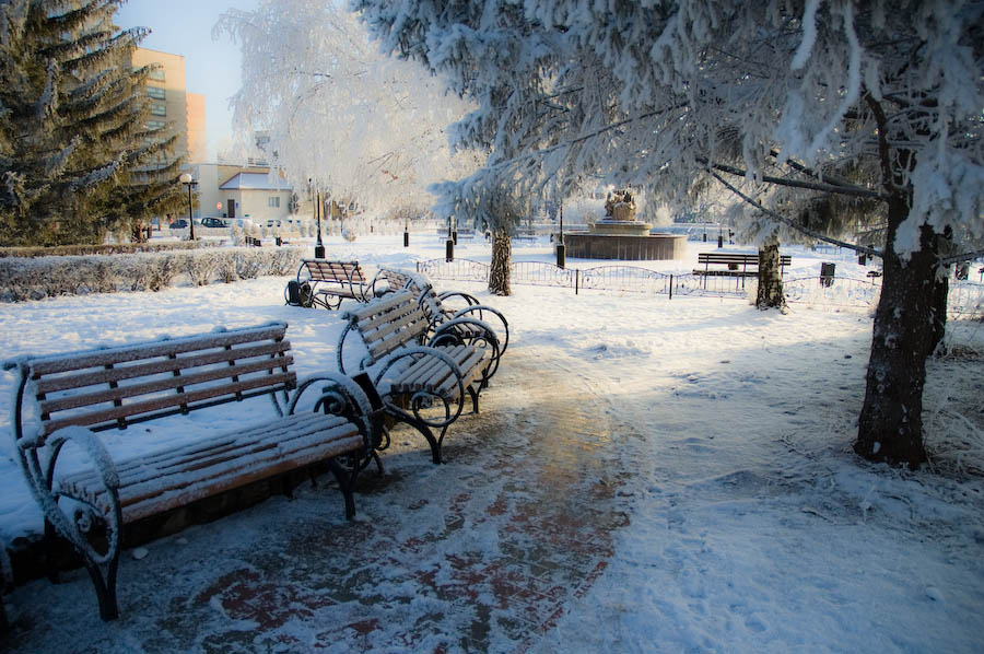 Городской этюд зимы