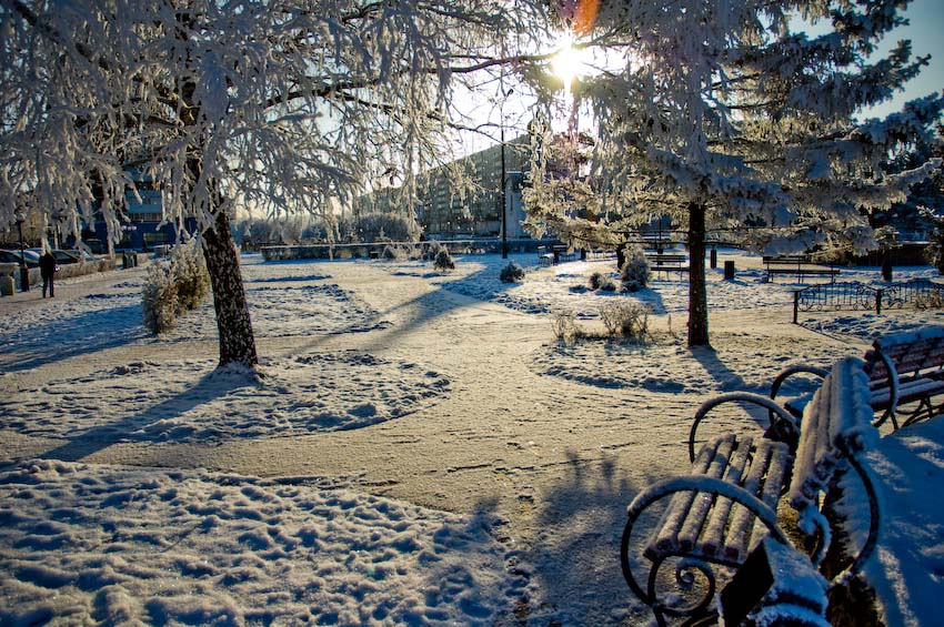 Городской этюд зимы