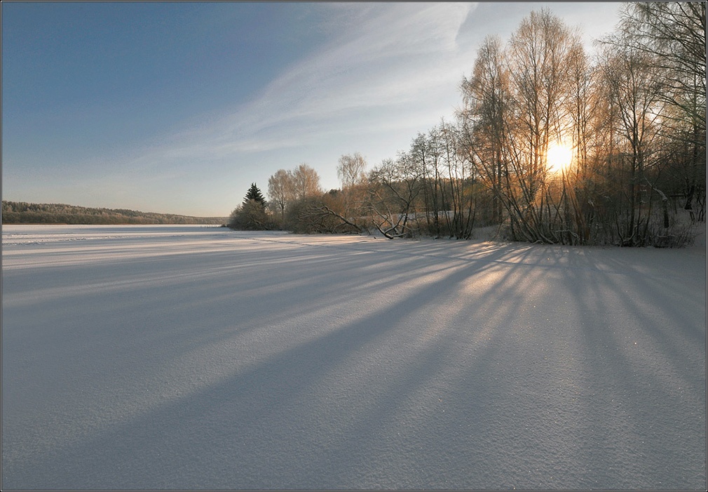 Утро на озере