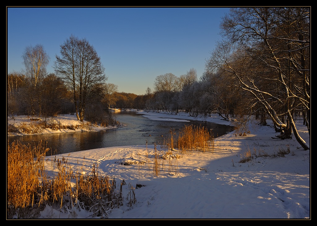 Зима. Торжество морозов....