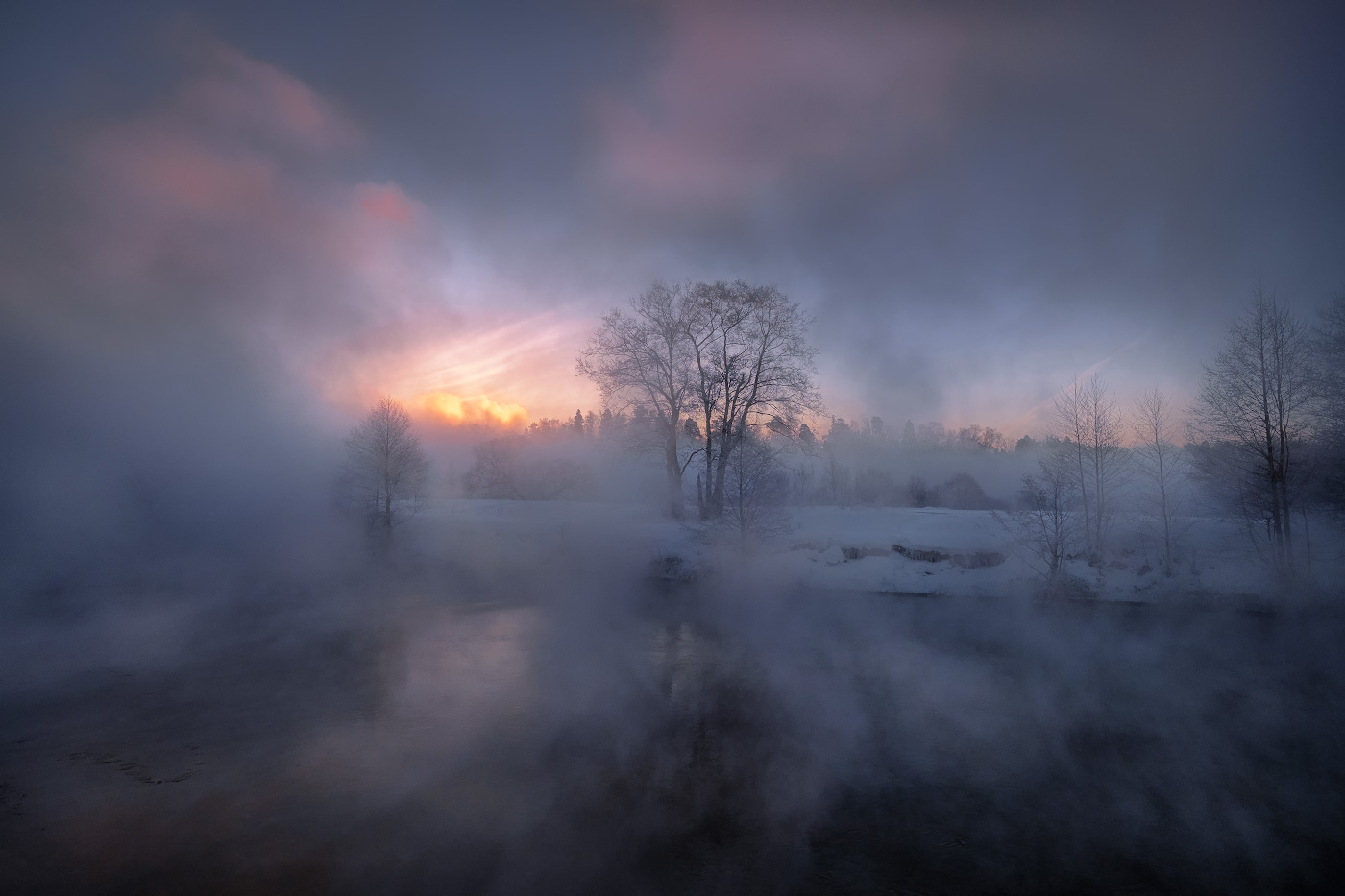 Холодный рассвет на Пехорке