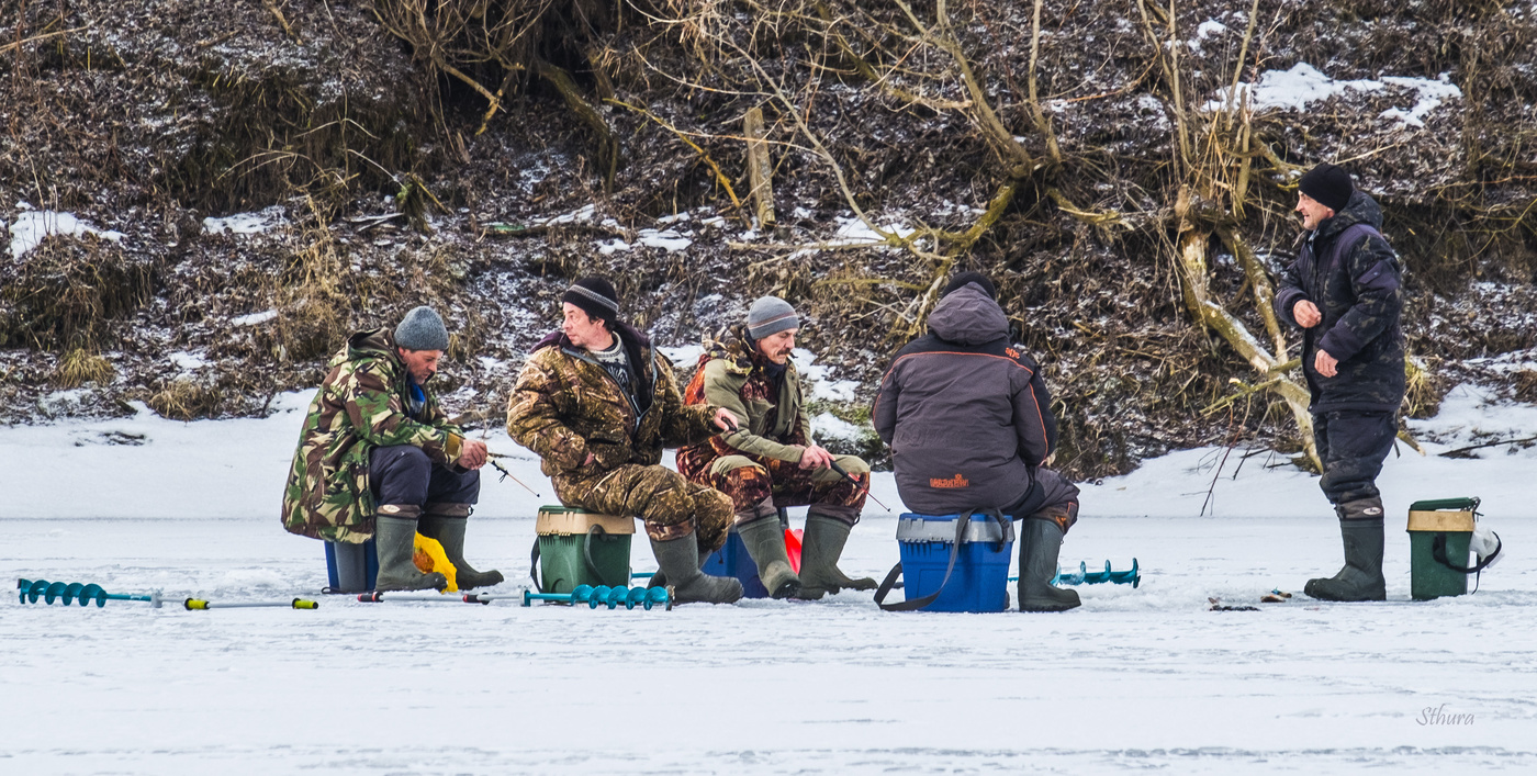 Рыбацкие посиделки.