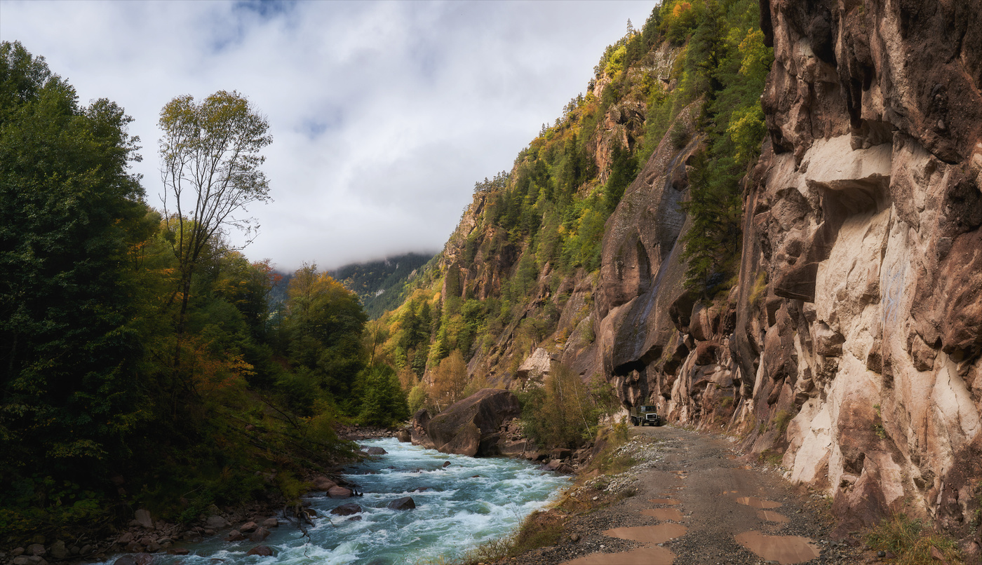 Осень на Большой Лабе.