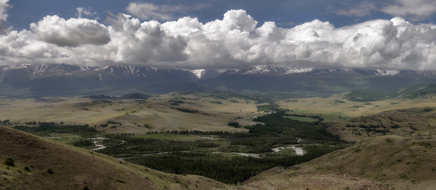 Над облаками.