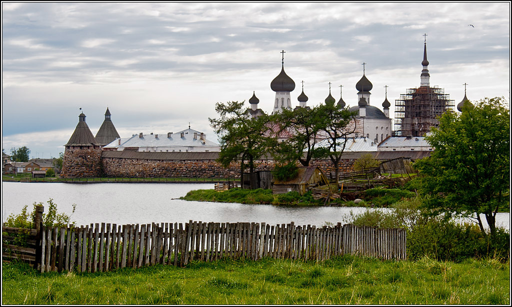 На Соловецких островах.