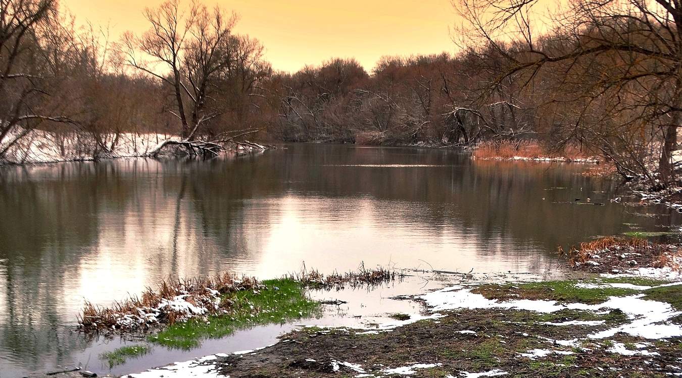 В марте после снегопада