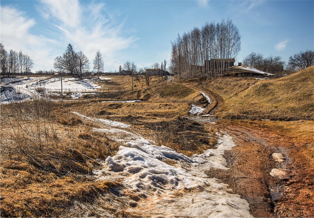 Ранняя весна у деревни©