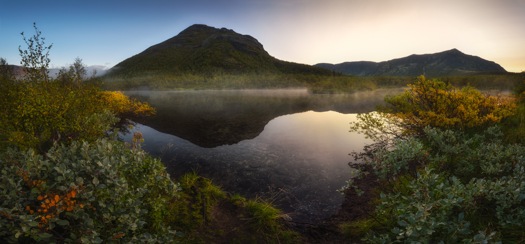 Тихое утро в Хибинах