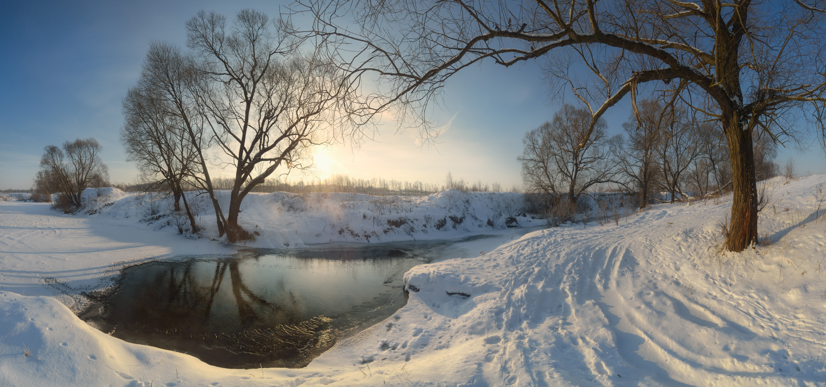 Зимнее солнце все выше...