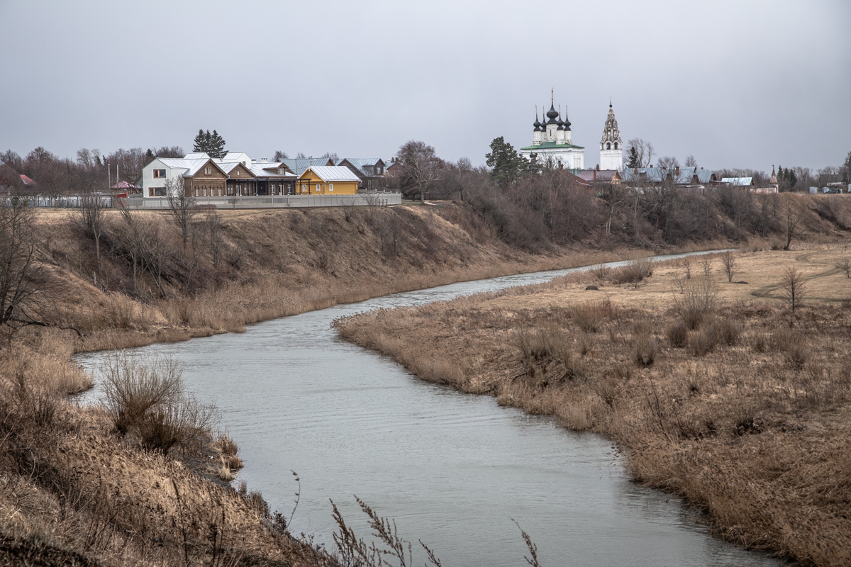 Серый день. Суздаль. Март