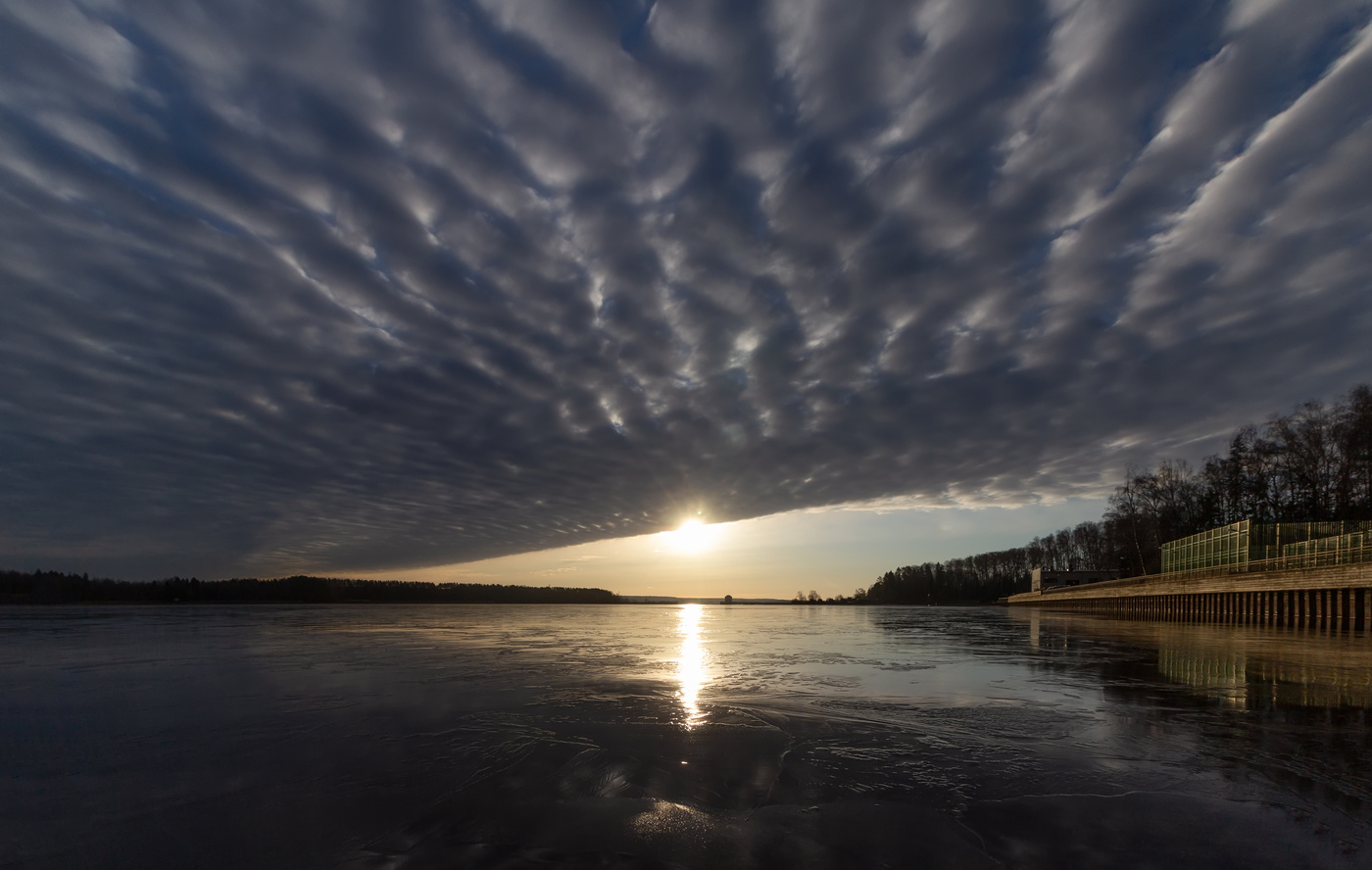 Небесное покрывало...