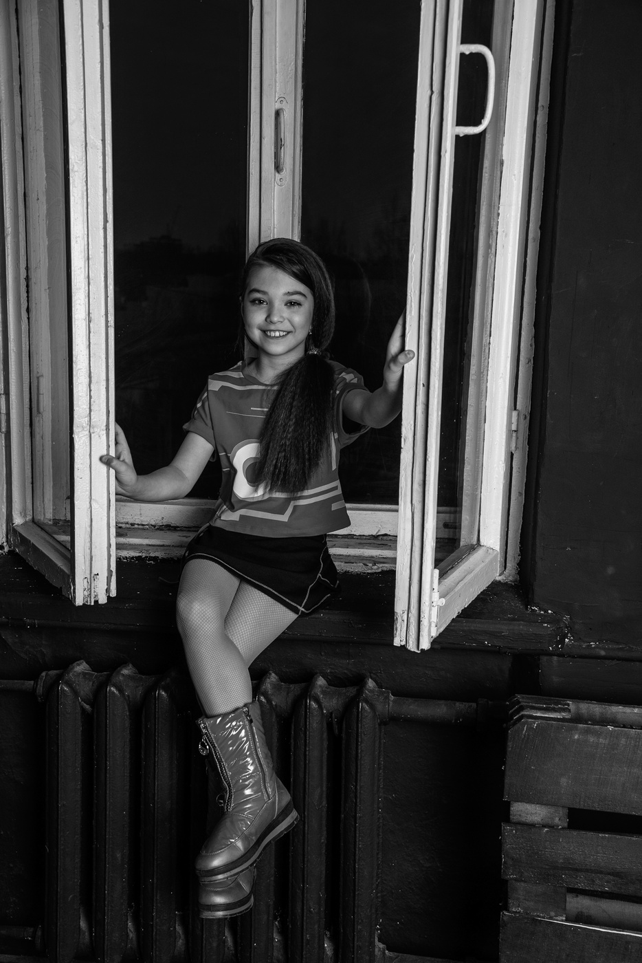 Большое окно