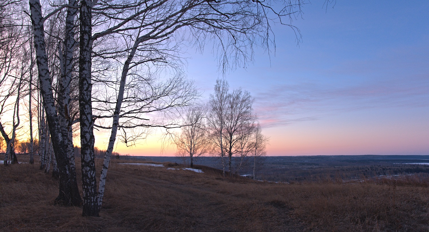 Весенним утром.