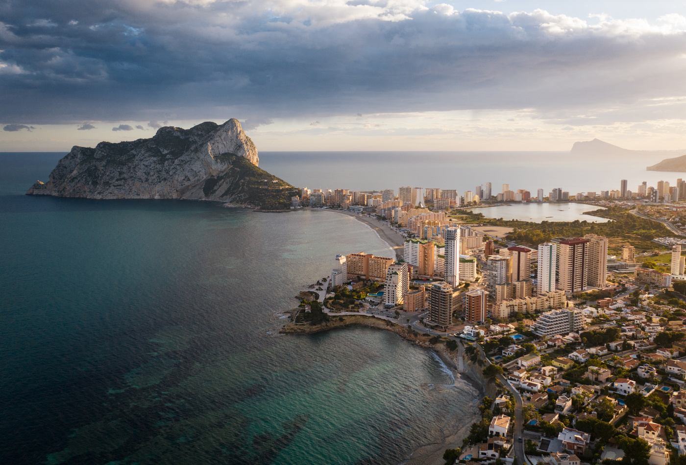 Кальпе на закате