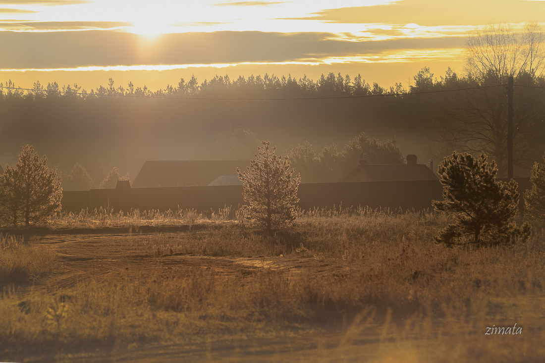рассветные лучи