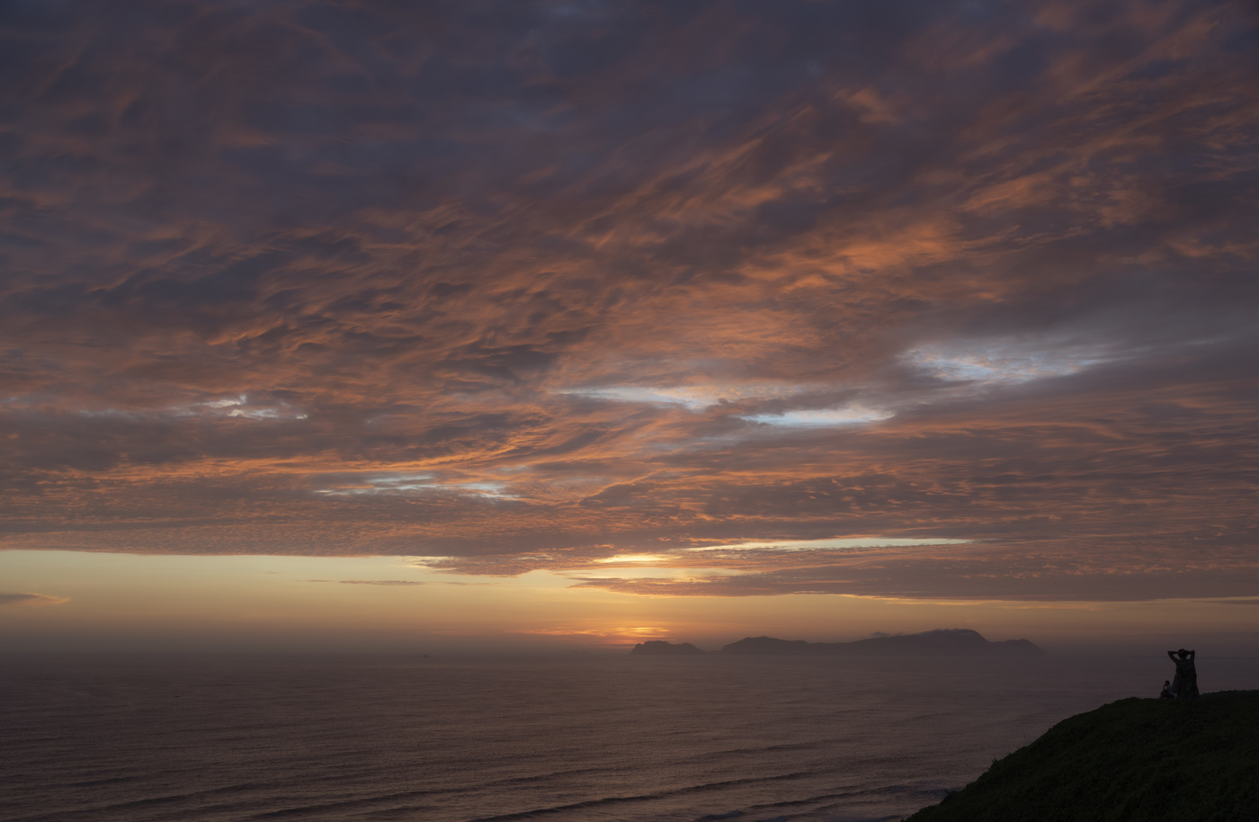 Краски океанского заката