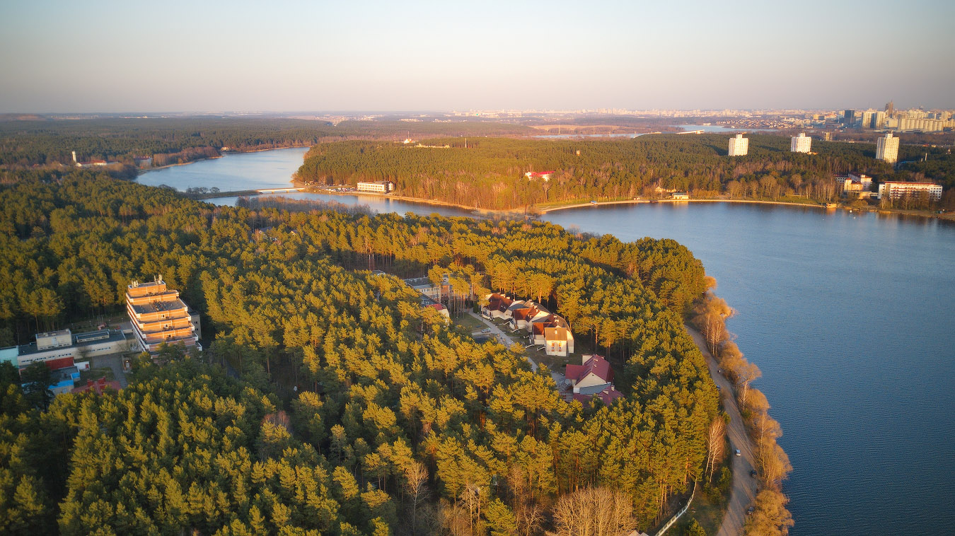Апрельский вид на Минск