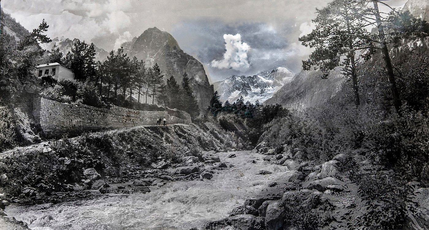 Панорама уголка Кавказа