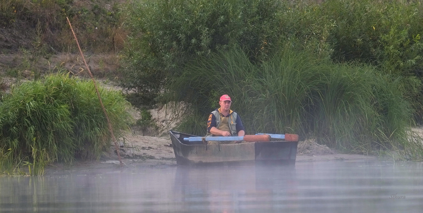 На рыбалку.