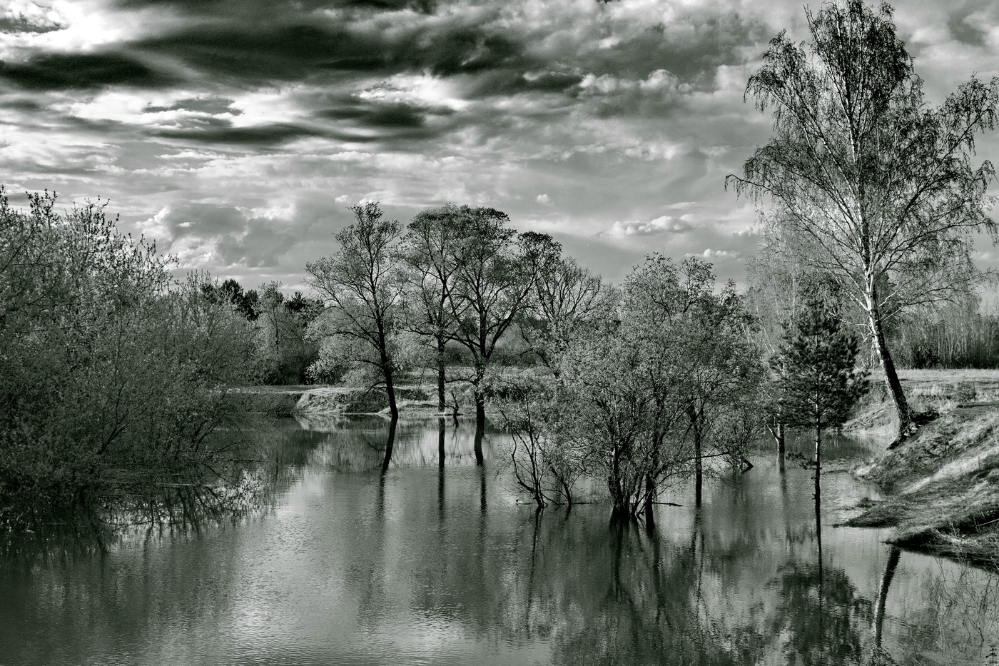 Весенний вечер.