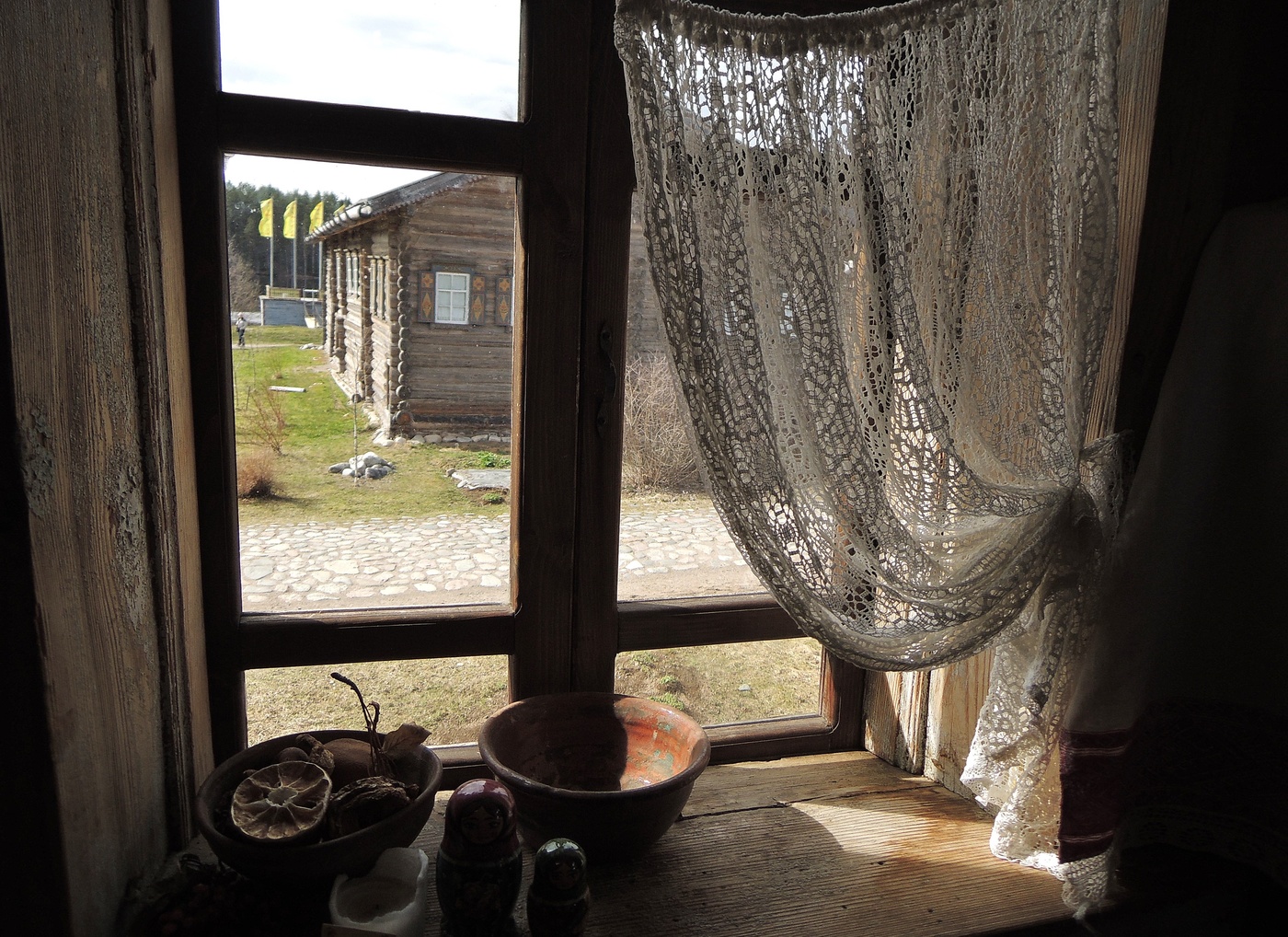 течение времени