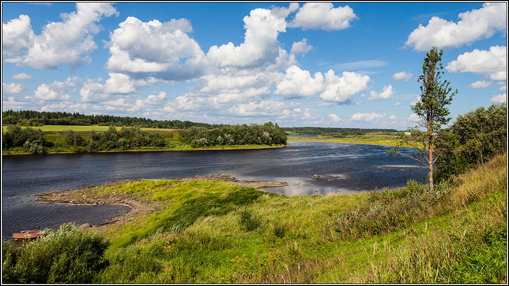 На Онеге-реке.